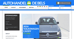 Desktop Screenshot of debels.com