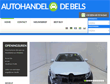 Tablet Screenshot of debels.com